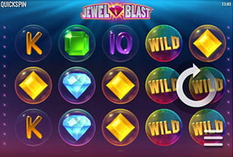 Der Jewel Blast Slot kurz vor dem gro?en Gewinn.