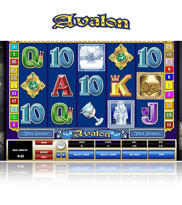 Microgaming Avalon Spiel