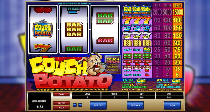 Couch Potato Retro Slot